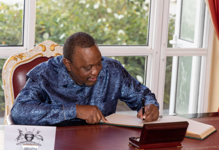 Retired President Uhuru Kenyatta. PHOTO/@4thPresidentKE/X