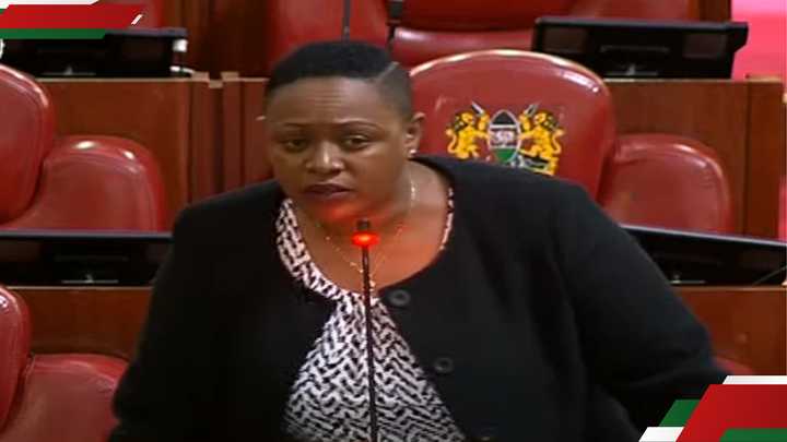 Sabina Chege in the National Assembly.