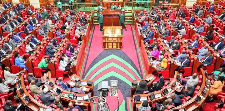 Members of the National Assembly in a past session.