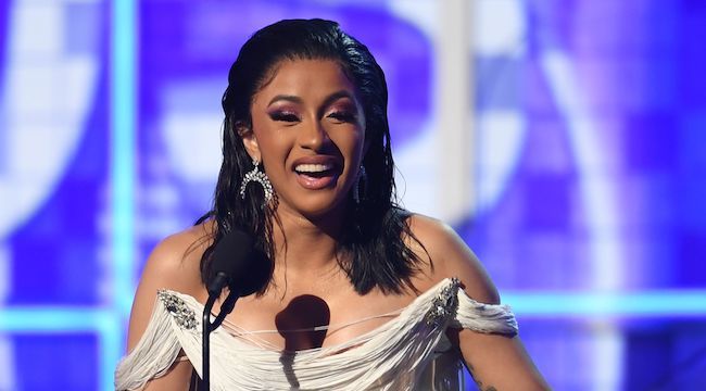 Cardi B Suffers Wardrobe Malfunction As Her Outfit Tears On Stage ...