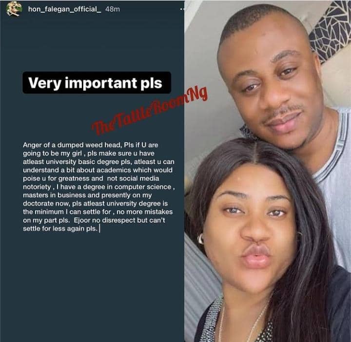 Nkechi Blessings Ex Lover Falegan Shades Her