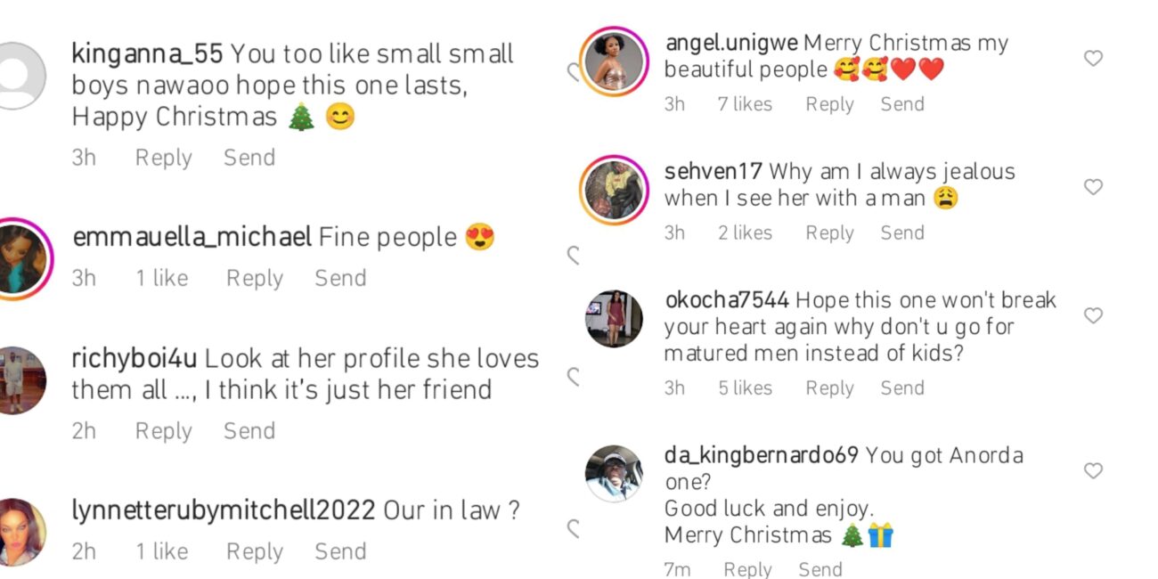 Reactions as Juliet Ibrahim flaunts mystery man