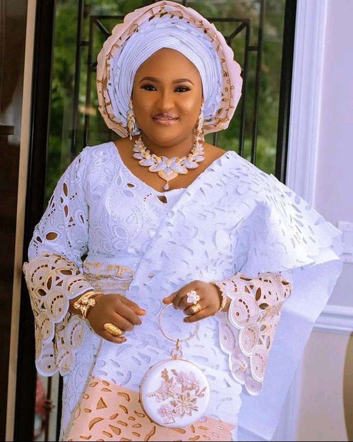 Latest Matured Lace Gown Styles for Mothers in 2023 - Kaybee