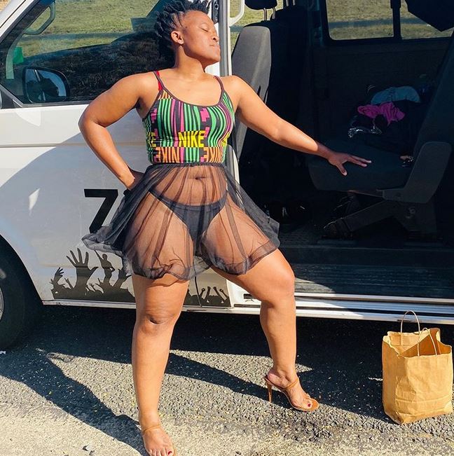 Zodwa Wabantu Gets Her Booty Kissed On Stage 