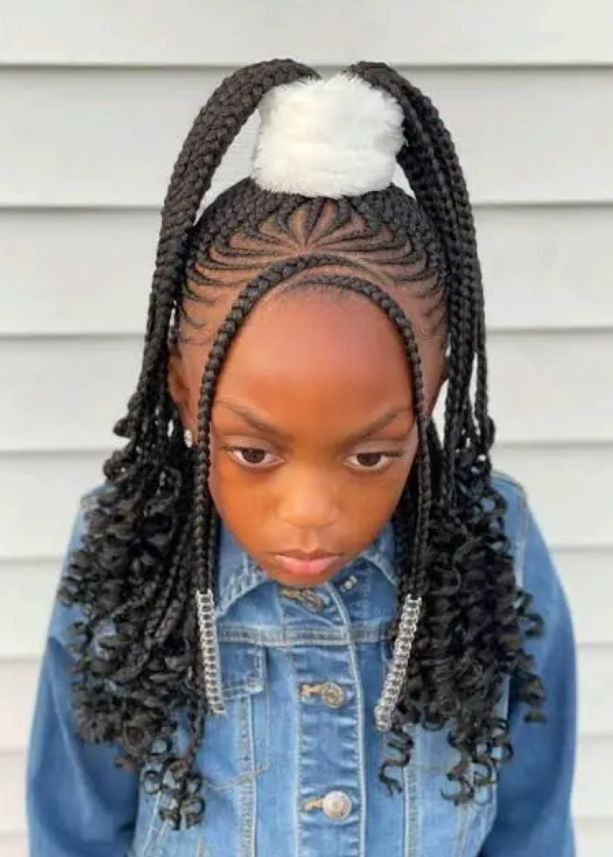 Beautiful weaving hairstyles that are suitable for your daughter to ...