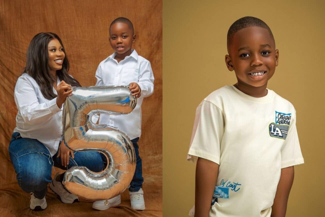 Wumi Toriola celebrates son as he turns 5