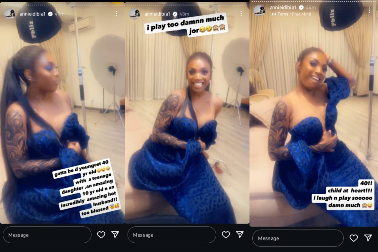 Annie Idibia says she is the youngest 40 years old