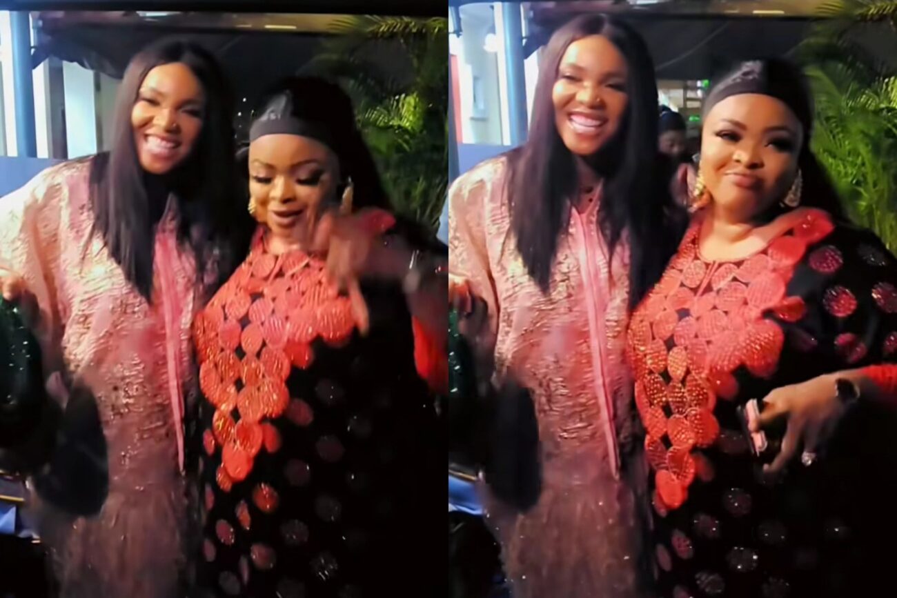 Iyabo Ojo at Dayo Amusa's son's naming ceremony