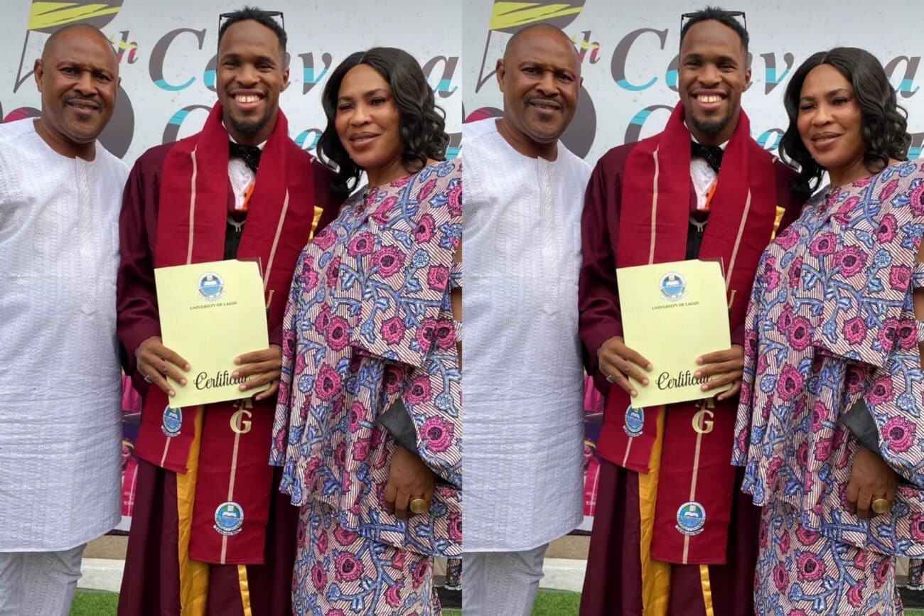 Saidi Balogun celebrates son's graduation