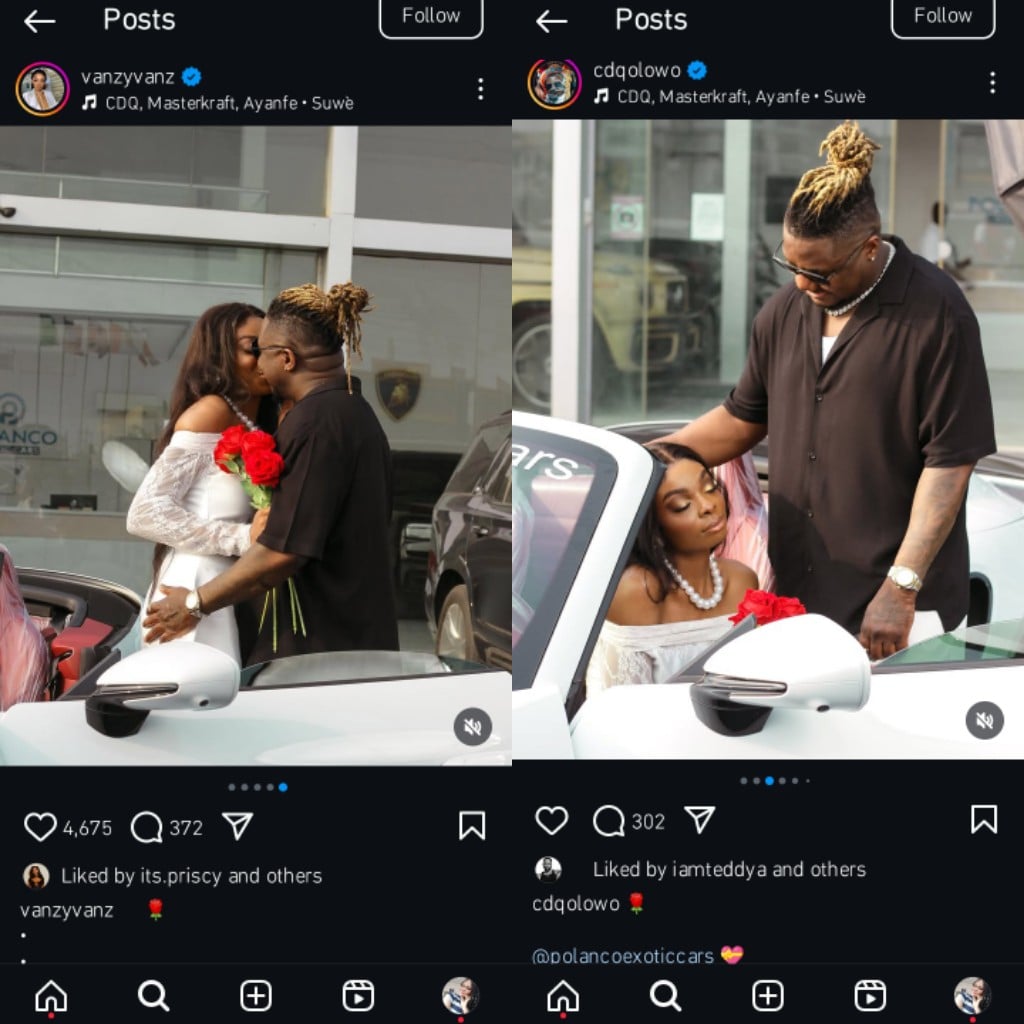 CDQ and Paul Okoye's daughter kiss