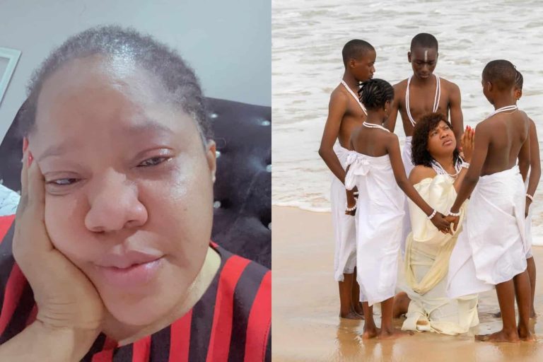 “My DM is messed up” – Toyin Abraham cries out as she offers prayers for TTC mothers