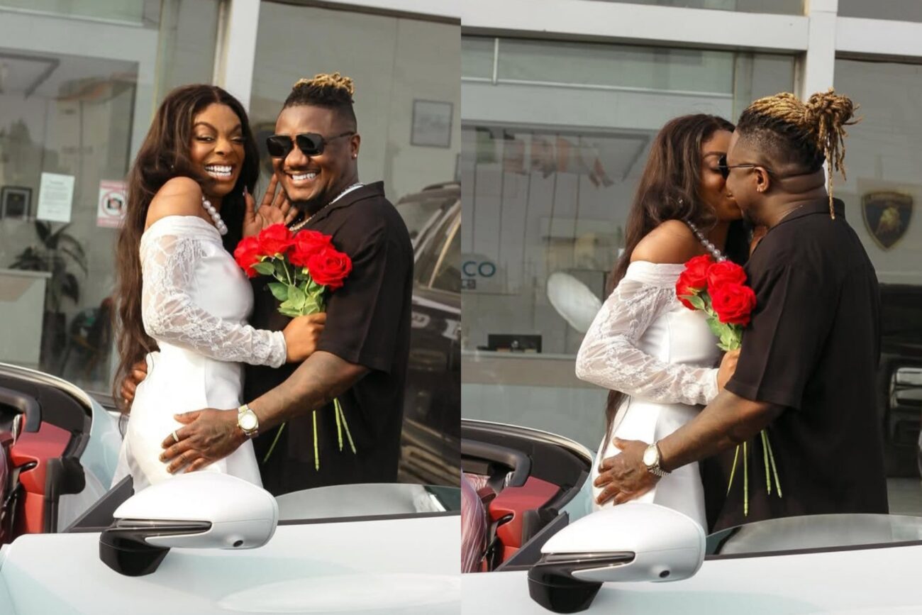 CDQ and Paul Okoye's daughter kiss