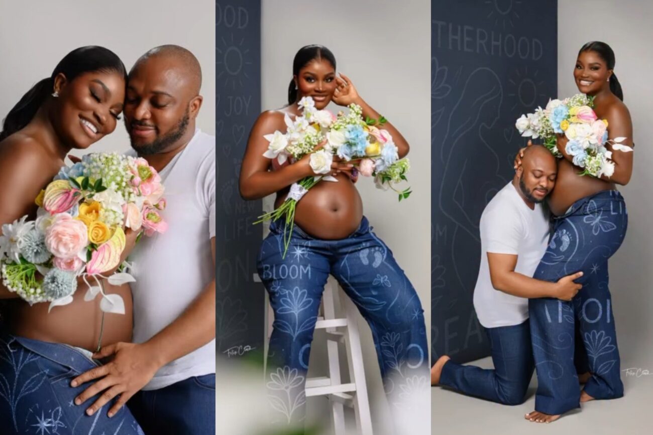 Chizzy Alichi maternity shoot