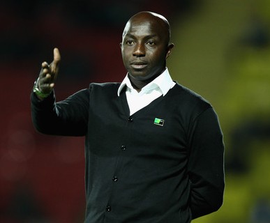 Samson Siasia is Looking to Qualify Nigeria for the Men's Football Tournaments of Both the 2015 All-Africa Games and the 2016 Rio Olympics. Image: Getty.