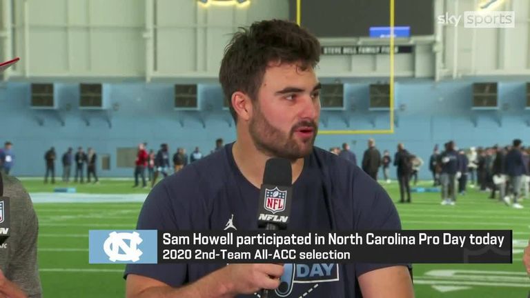 North Carolina Tar Heels quarterback Sam Howell recaps his North Carolina pro day and explains how he will adapt to the NFL.