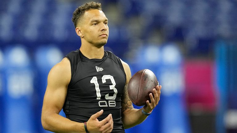 Watch highlights from Cincinnati quarterback Desmond Ridder's 2022 NFL Scouting Combine workout.