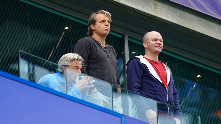 Todd Boehly was left dejected at the final whistle