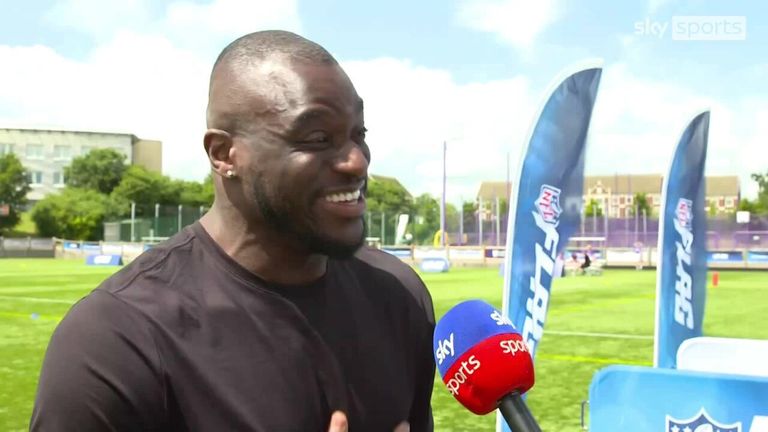 Washington Commanders defensive end Efe Obada says his status in the UK is growing with people recognising him while he does his shopping!