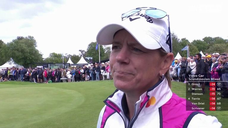 Annika Sorenstam hails the performance of Linn Grant after she made history with victory in the Scandinavian Mixed on the DP World Tour