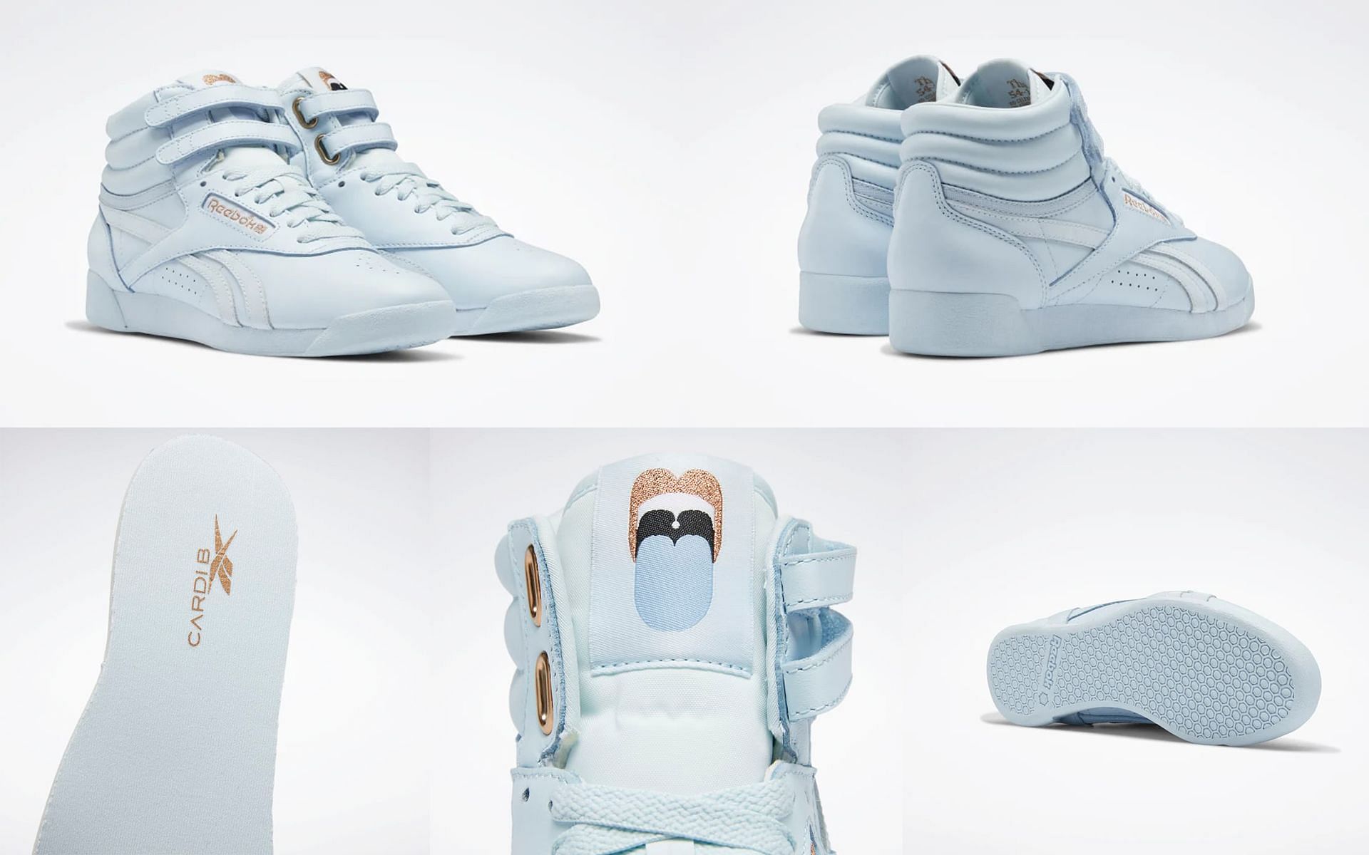 Take a closer look at the Freestyle Hi Cardi shoes (Image via Sportskeeda)