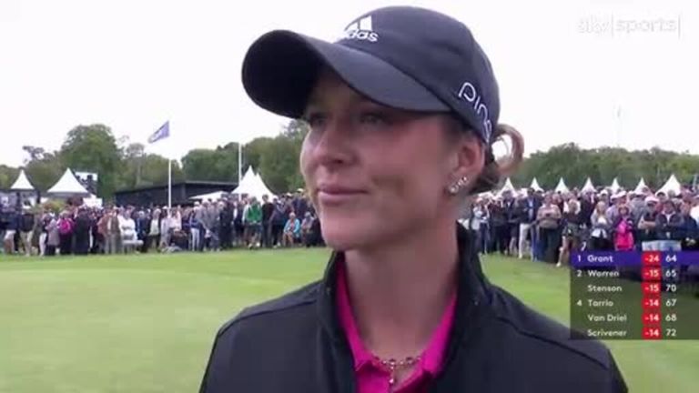 Sweden's Linn Grant makes history with victory in the Scandinavian Mixed and says she hopes her achievement will help raise the profile of women's golf