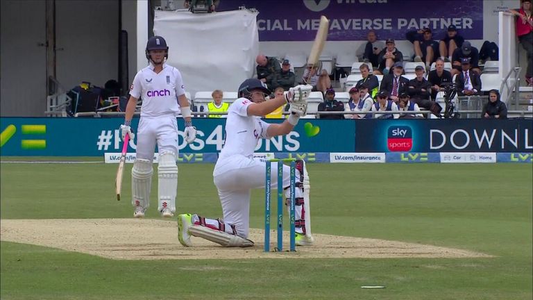 Joe Root showed off his skills to fans at Headingley, with a wonderful reverse sweep off the bowling of Neil Wagner