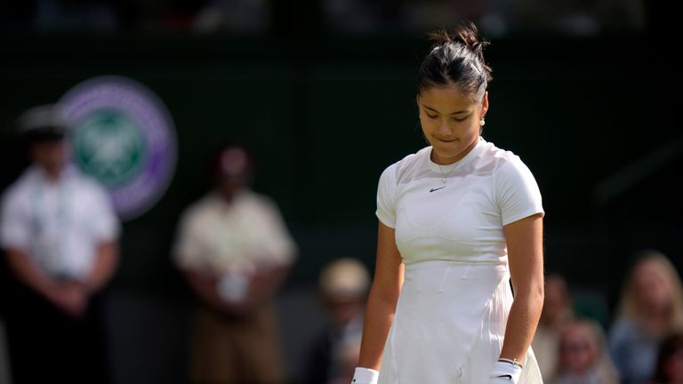 Jacquie Beltrao breaks down what went wrong for Emma Raducanu, as the 19 year old was beaten in straight sets against Frances Caroline Garcia in her second round match at Wimbledon.