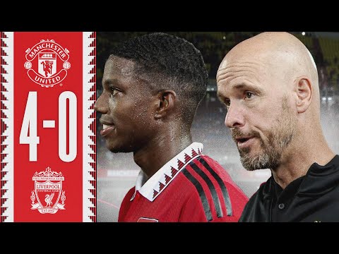 Erik ten Hag & Tyrell Malacia React To 4-0 Win! | Man Utd 4-0 Liverpool