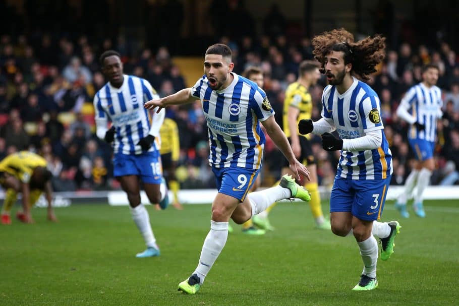 Brighton forward Neal Maupay subject of 15million bid from Serie A outfit Salernitana