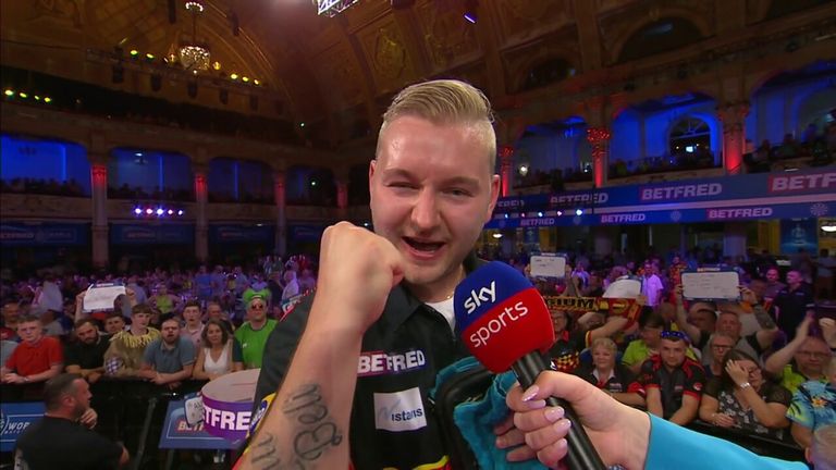 Van Den Bergh says he is chasing his dreams after beating his good friend Rowby-John Rodriguez