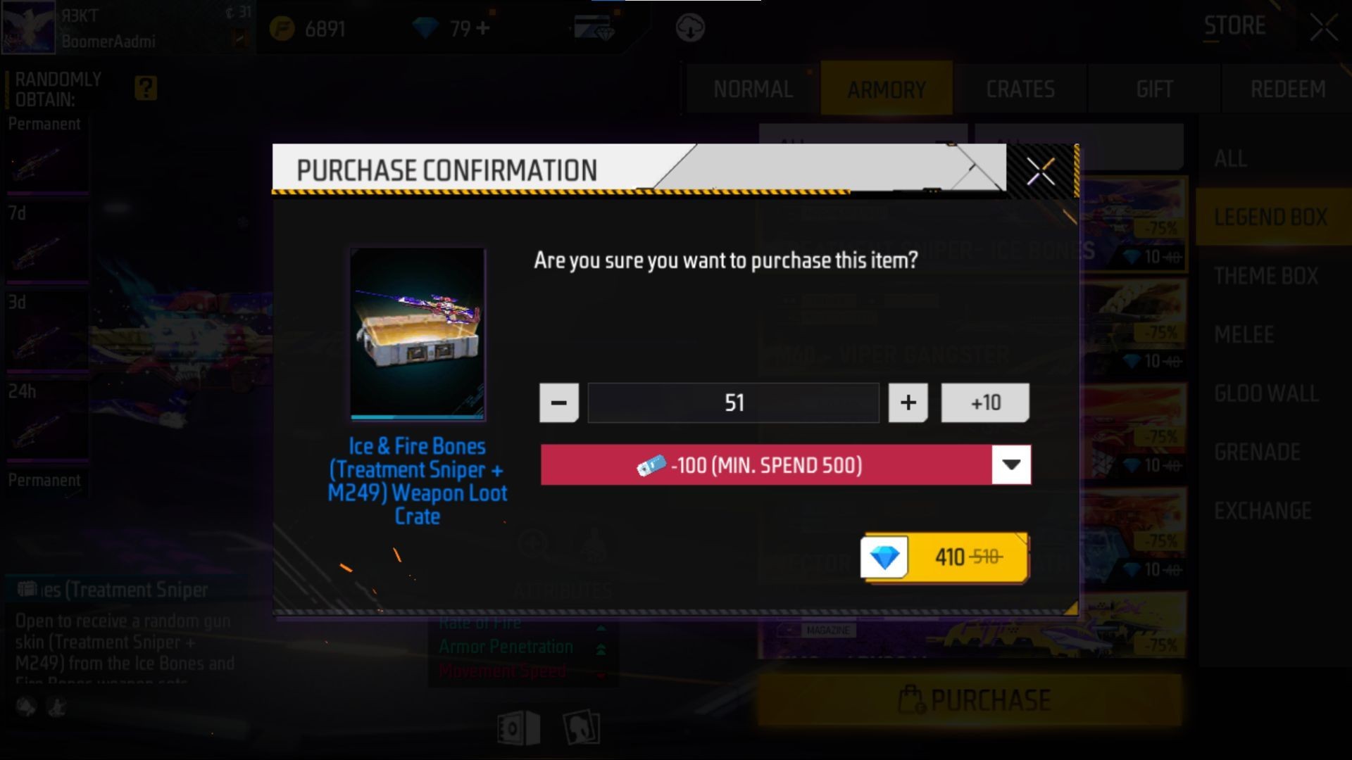 Individuals can select coupons to get further discount (Image via Garena)