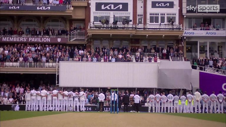 A look back at an emotional day at The Oval, as the cricket community pays tribute to Queen Elizabeth II