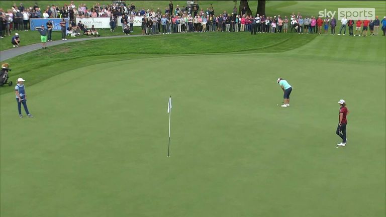 Highlights of the final round of the Swiss Ladies Open where there was a victory for England's Liz Young