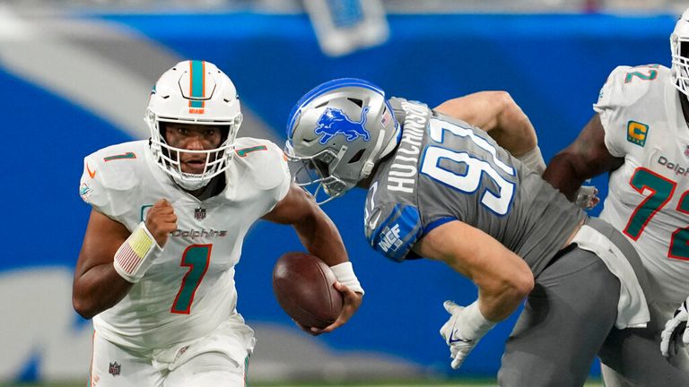 Highlights from the matchup between the Miami Dolphins and the Detroit Lions in Week 8 of the 2022 NFL season