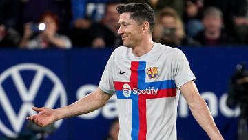 Lewandowski has 18 goals in 19 appearances for Barcelona