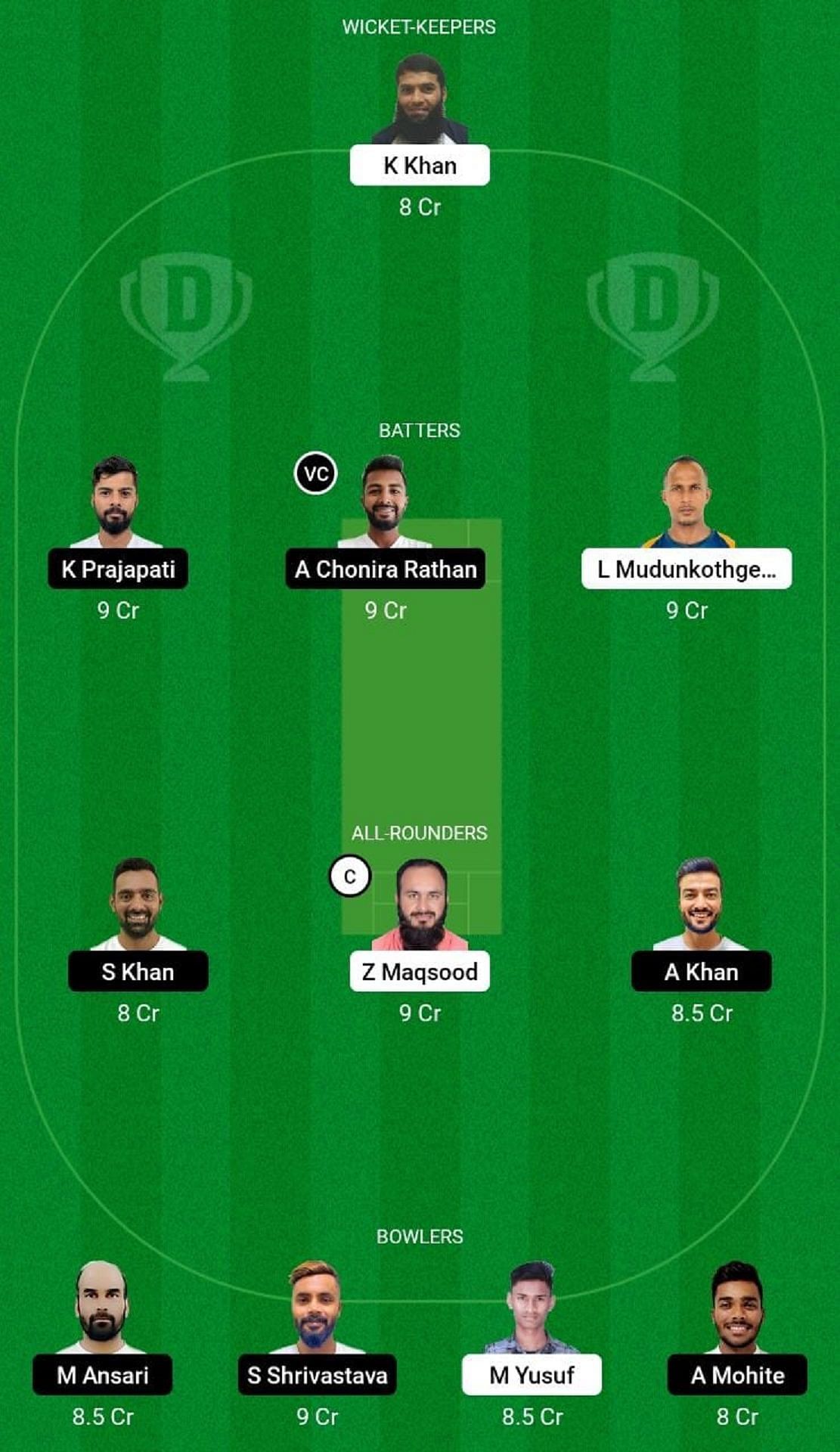 DAT vs QUT Dream11 Prediction Team, Final, Head to Head League