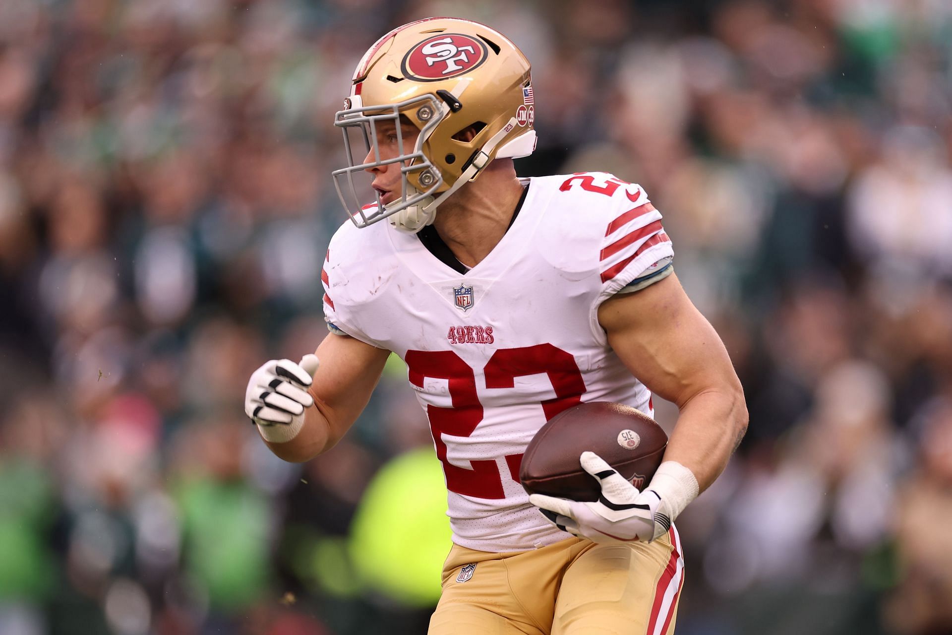 Christian McCaffrey: NFC Championship - San Francisco 49ers v Philadelphia Eagles