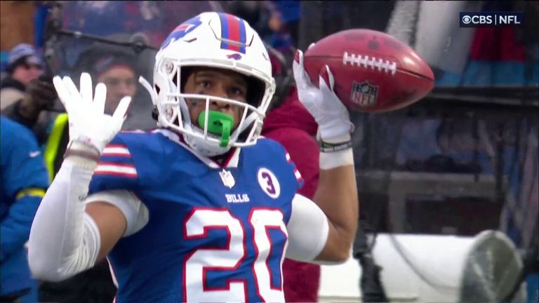 Nyheim Hines scores an incredible second kick-off return TD for the Bills in the same game against the Patriots