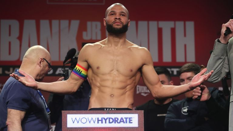 Chris Eubank Jr makes the weight on Friday