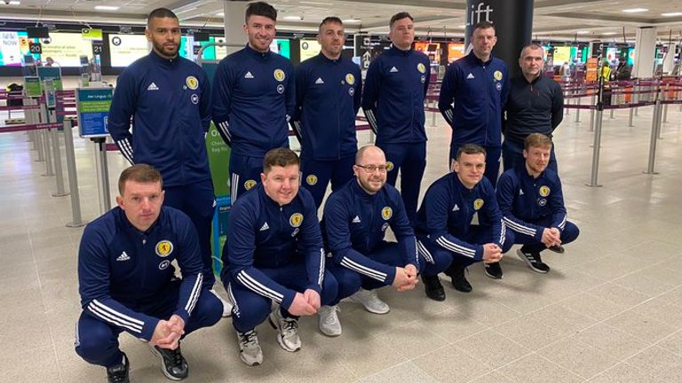 Scotland deaf futsal team