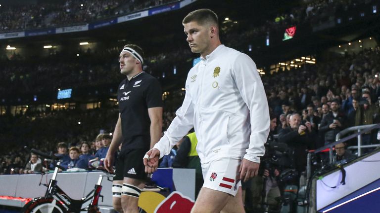 Farrell will lead England as captain under Borthwick, with the head coach saying it was 'a straightforward decision' 