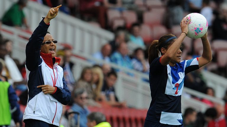 Hope Powell was also Team GB Women&#39;s coach during the 2012 Olympics