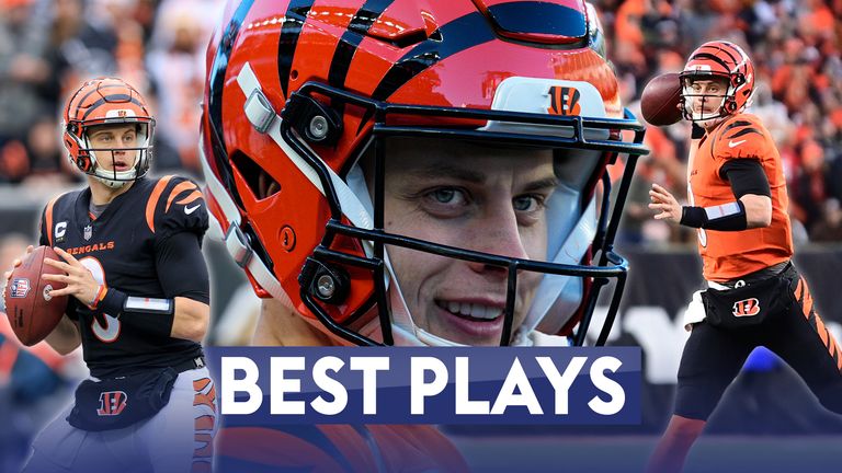 A look at some of this season's best plays from Bengals quarterback Joe Burrow this season