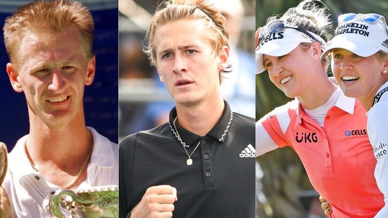 Petr, Sebi, Nelly and Jessica Korda