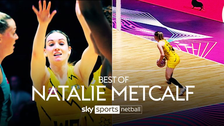 Watch the best plays from one of the most formidable attackers on the court, Natalie Mecalf. Catch her live in action this Saturday as the Vitality Roses take on the Australian Diamonds in the Netball Quad Series live on Sky Sports Arena.