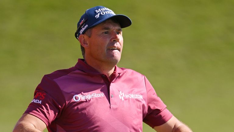 Padraig Harrington registered eight birdies during his third round