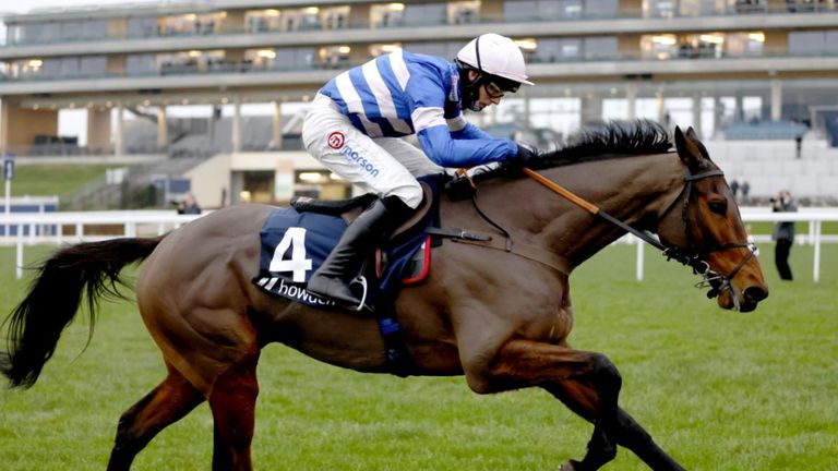 Harry Cobden and Pic D&#39;Orhy go clear in the Noel Novices&#39; Chase at Ascot