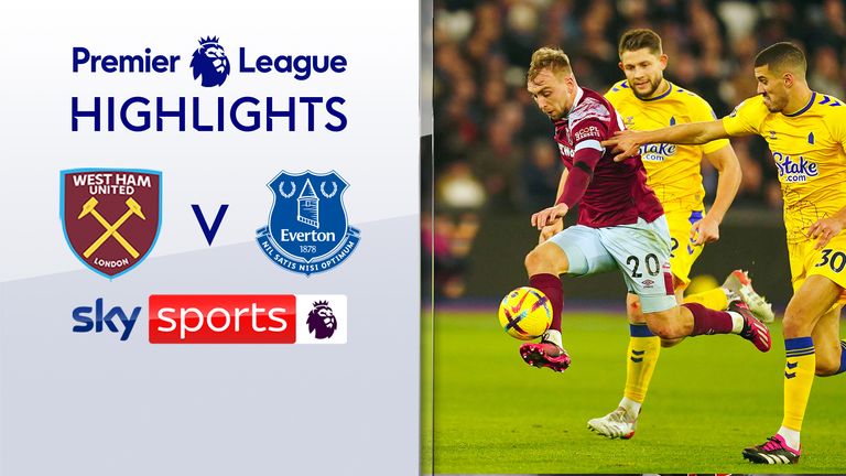 West Ham vs Everton highlights