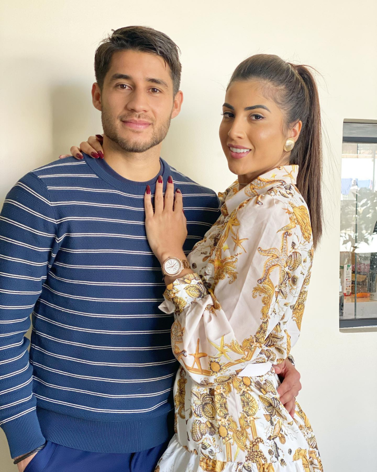 Cristina Vita Aranda, pictured here with husband Ivan Torres, has been shot dead