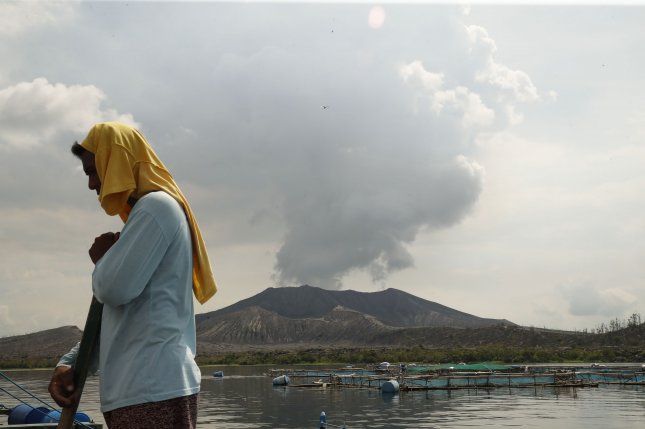 Philippines' Taal Volcano erupts forcing hundreds of families to evacuate